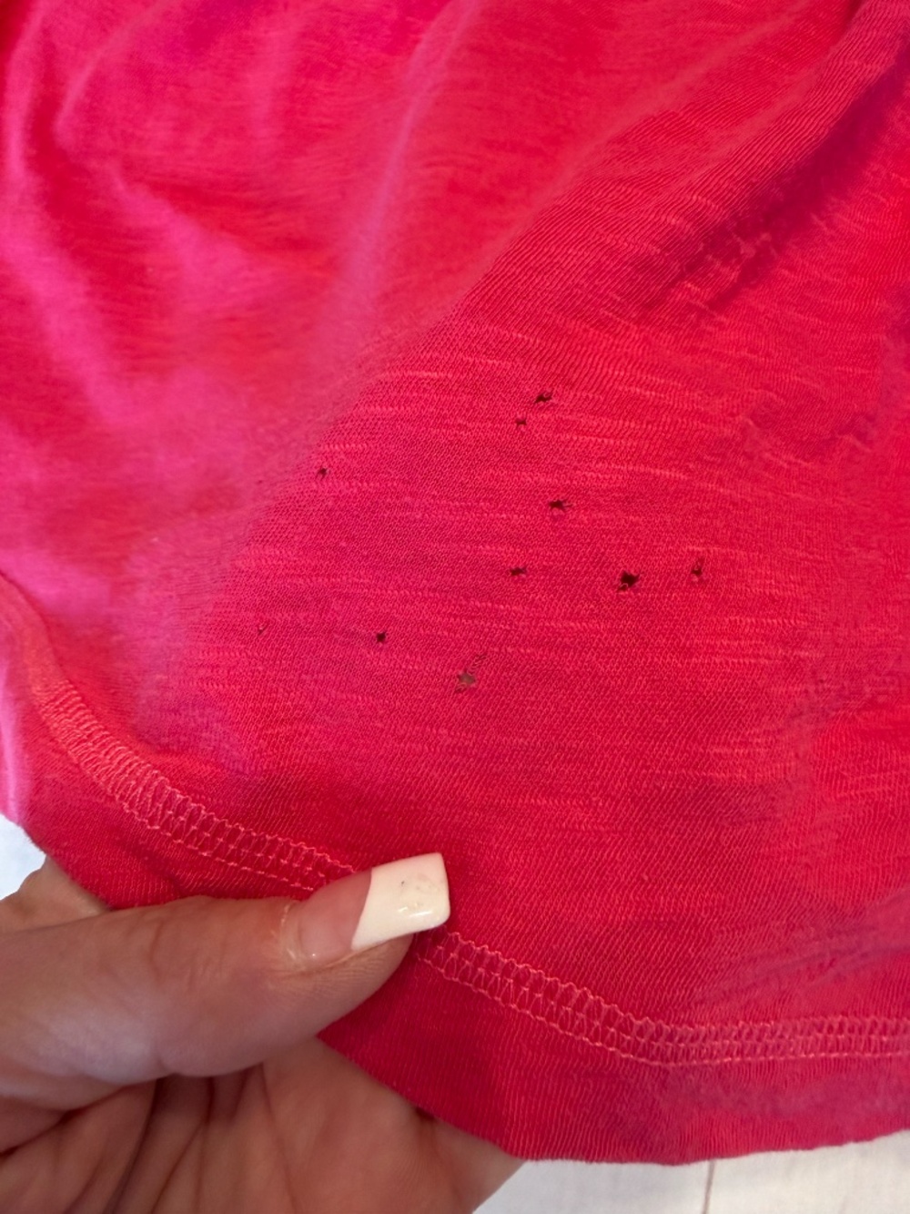 Vintage Hollister Pink Babydoll Tee Size L - Picture 3 of 4